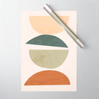 Minimal Abstract Shapes 15 Wrapping Paper Gallery Image 1