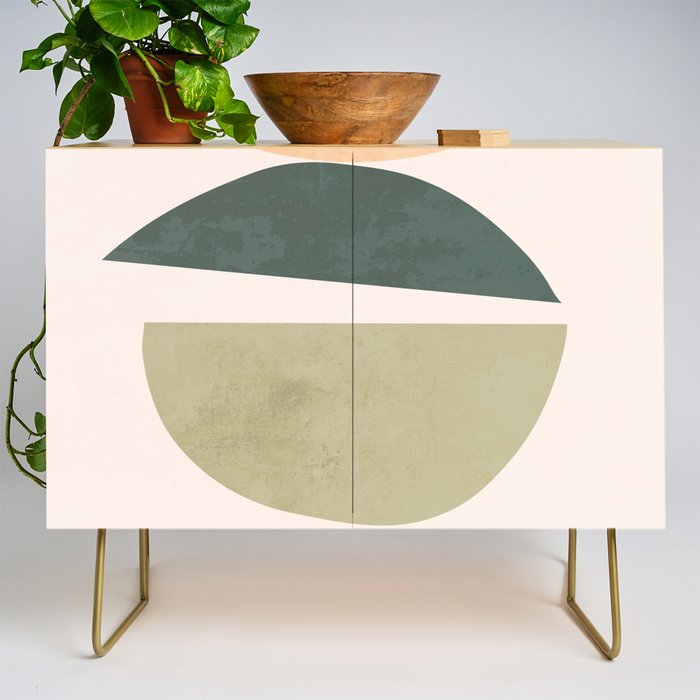 Minimal Abstract Shapes 15 Credenza Gallery Image 1