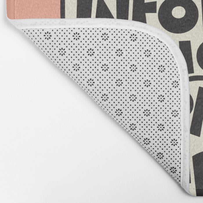 Less Info More Inspo Bath Mat Gallery Image 2