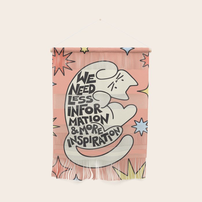 Less Info More Inspo Wall Hanging Gallery Image 1