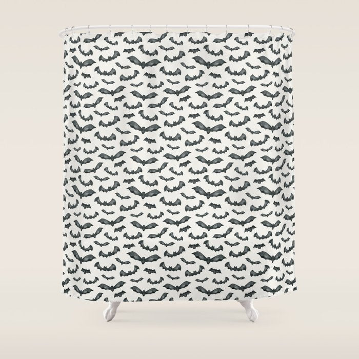 Little Boo Bats Shower Curtain Gallery Image 1