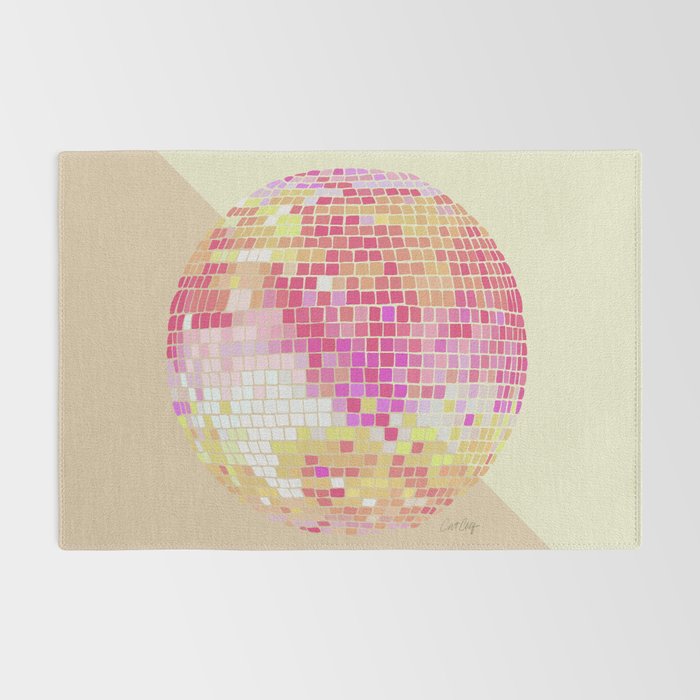 Disco Ball - Pink OmbrÃ© Rug Gallery Image 2