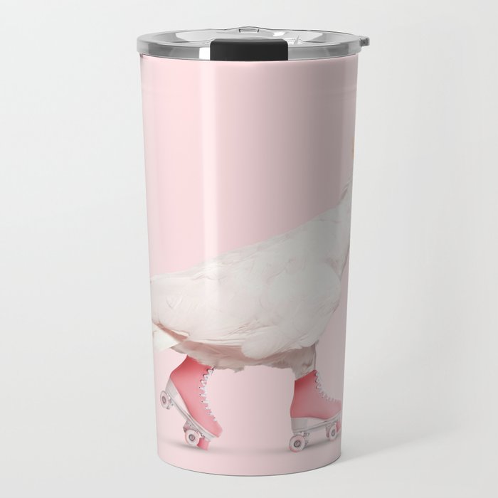 ROLLERSKATING COCKATOO Travel Mug Gallery Image 1