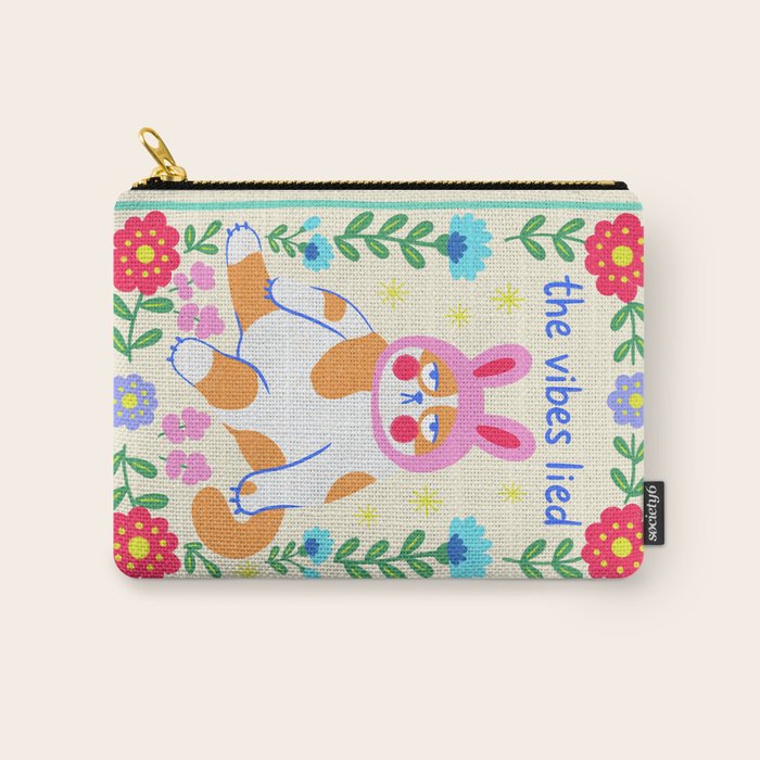 The Vibes Lied Carry All Pouch Gallery Image 1