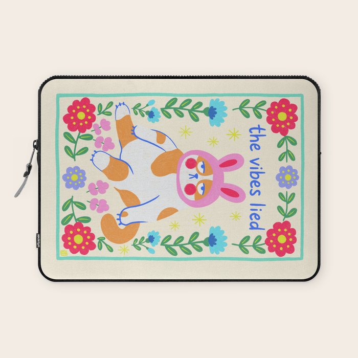 The Vibes Lied Laptop Sleeve Gallery Image 1