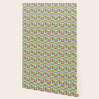 Colorful back to school geometric mosaic pattern Wallpaper Gallery Image 2