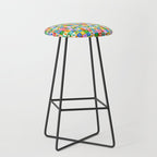 Colorful back to school geometric mosaic pattern Stool Gallery Image 1