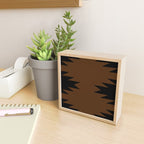Geometric Southwestern Minimalism - Earthy Burnt Orange Mini Art Print Gallery Image 2