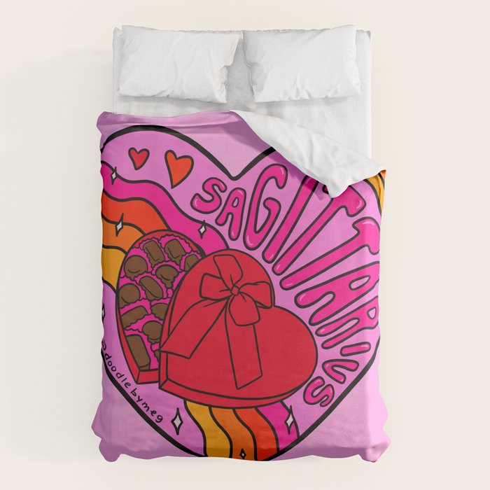 Sagittarius Valentine Duvet Cover Gallery Image 6