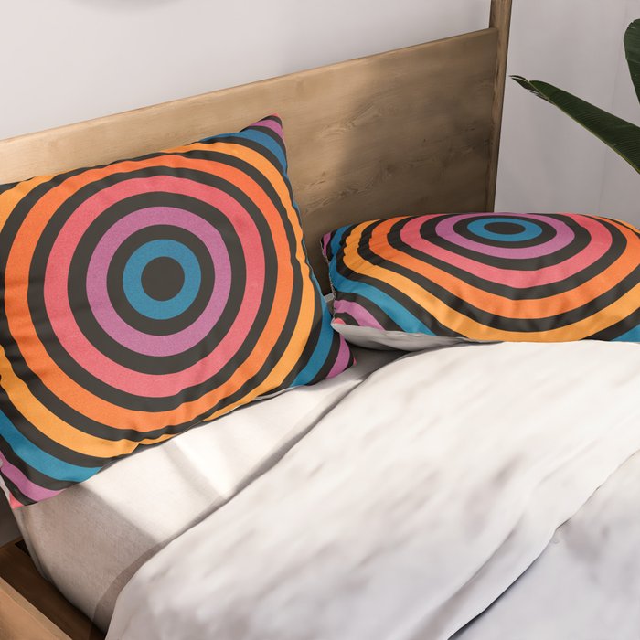 Candy Sunsets: California Night Edition Pillow Sham Gallery Image 2