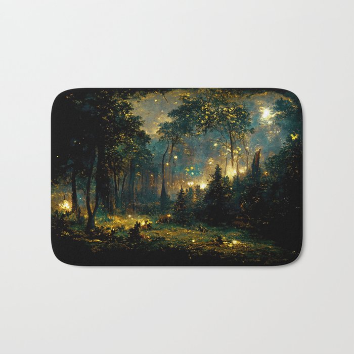 Walking through the fairy forest Bath Mat Gallery Image 1