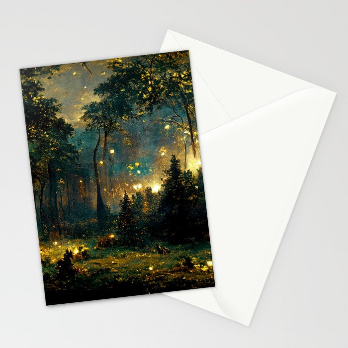 Walking through the fairy forest Stationery Card Gallery Image 2