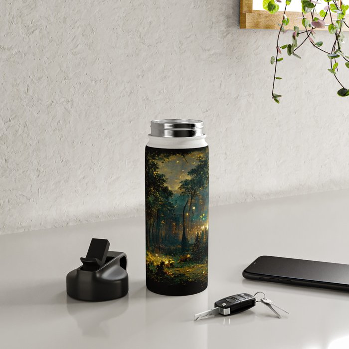 Walking through the fairy forest Water Bottle Gallery Image 4