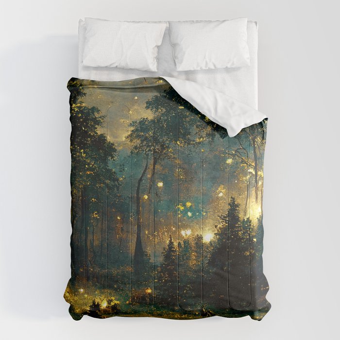 Walking through the fairy forest Comforter Gallery Image 6