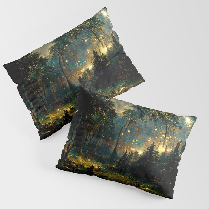 Walking through the fairy forest Pillow Sham Gallery Image 3