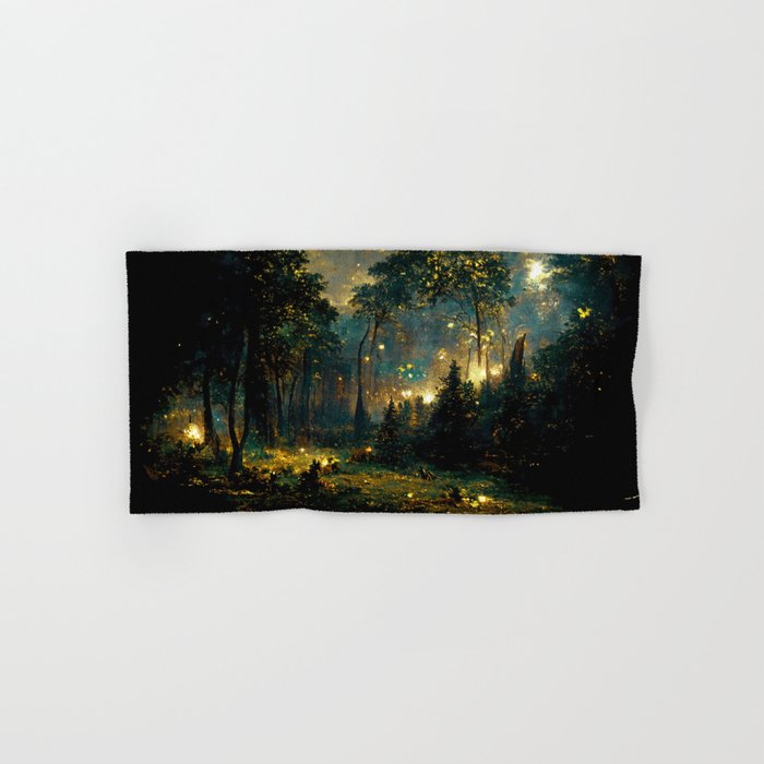 Walking through the fairy forest Bath Towel Gallery Image 1