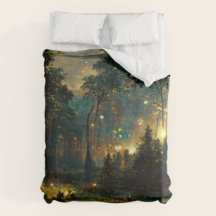 Walking through the fairy forest Duvet Cover Gallery Image 6
