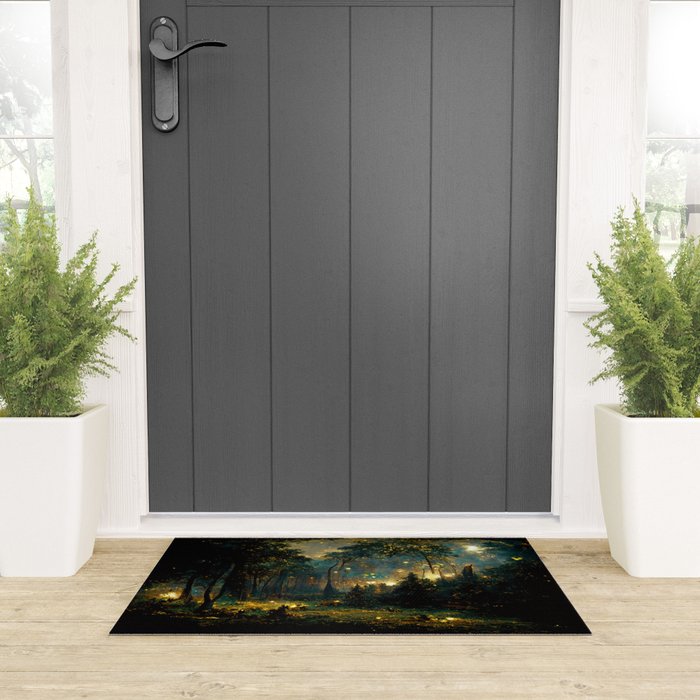 Walking through the fairy forest Welcome Mat Gallery Image 3