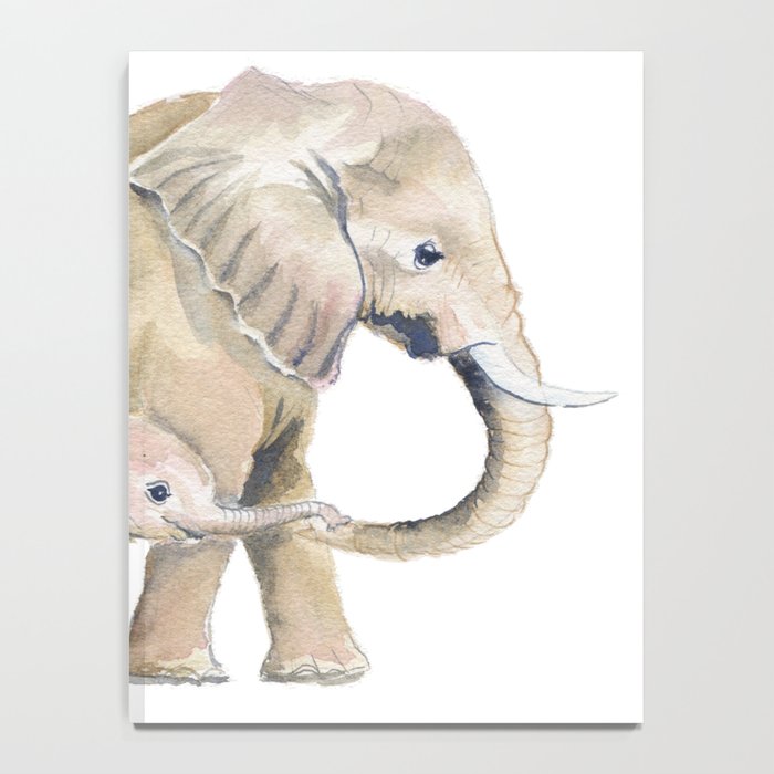 Mom and Baby Elephant 2 Notebook Gallery Image 4