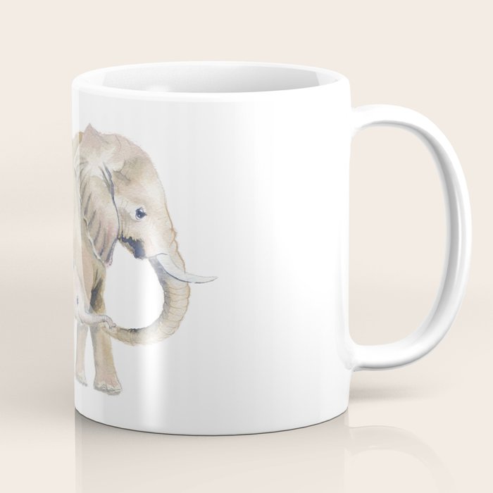 Mom and Baby Elephant 2 Coffee Mug Gallery Image 1