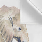 Mom and Baby Elephant 2 Wall Tapestry Gallery Image 3