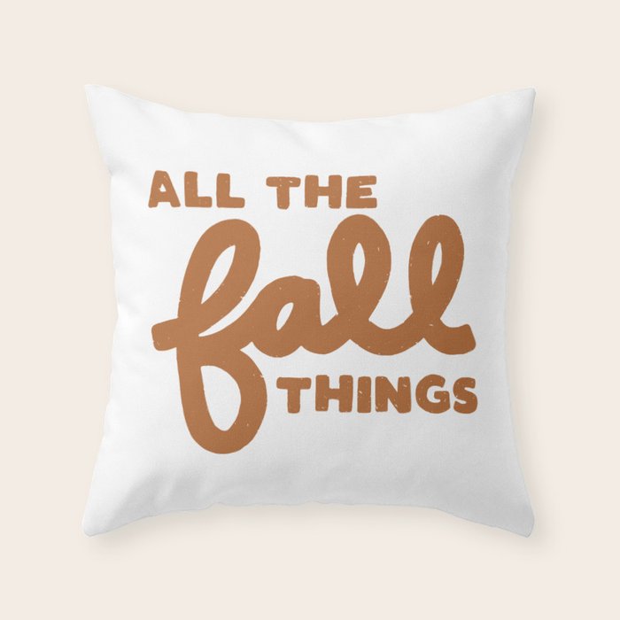 All the Fall Things Throw Pillow Gallery Image 6