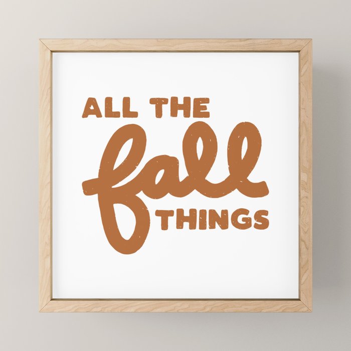 All the Fall Things Mini Art Print Gallery Image 1