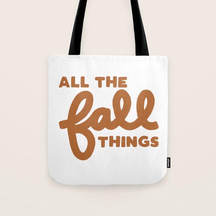 All the Fall Things Tote Bag Gallery Image 1