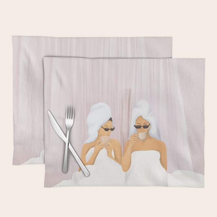 Morning with a friend Placemat Gallery Image 1