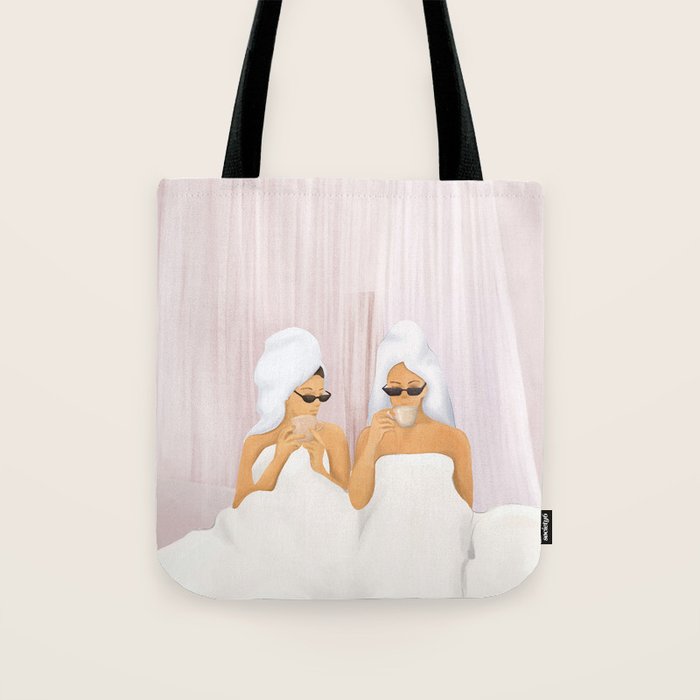 Morning with a friend Tote Bag Gallery Image 1