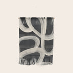 Black and White  Abstract Line Art  2 Wall Hanging Gallery Image 1