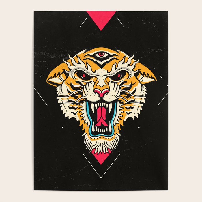 Tiger 3 Eyes Poster Gallery Image 1