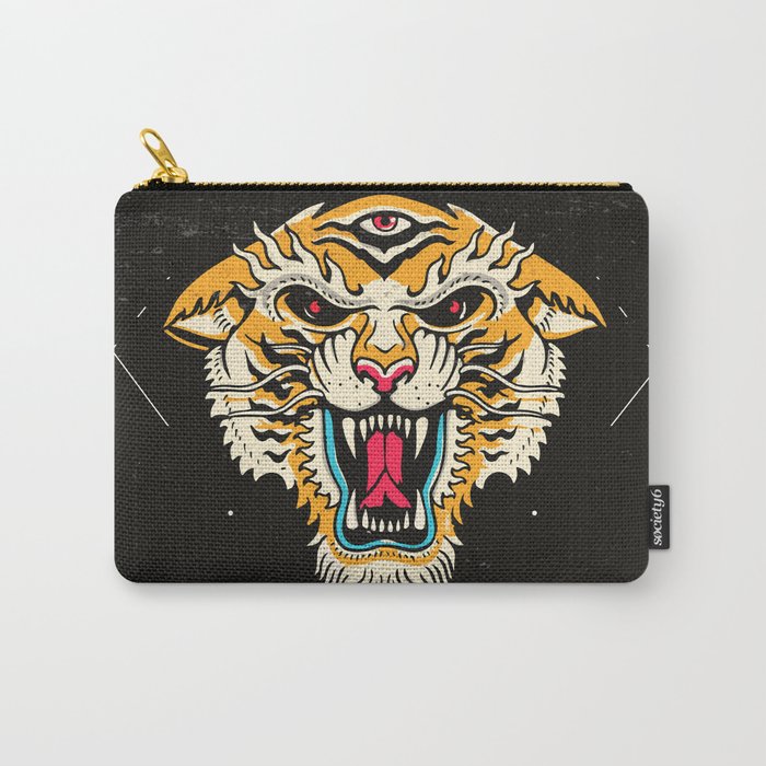 Tiger 3 Eyes Carry All Pouch Gallery Image 1