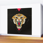 Tiger 3 Eyes Wall Mural Gallery Image 2