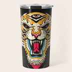 Tiger 3 Eyes Travel Mug Gallery Image 1