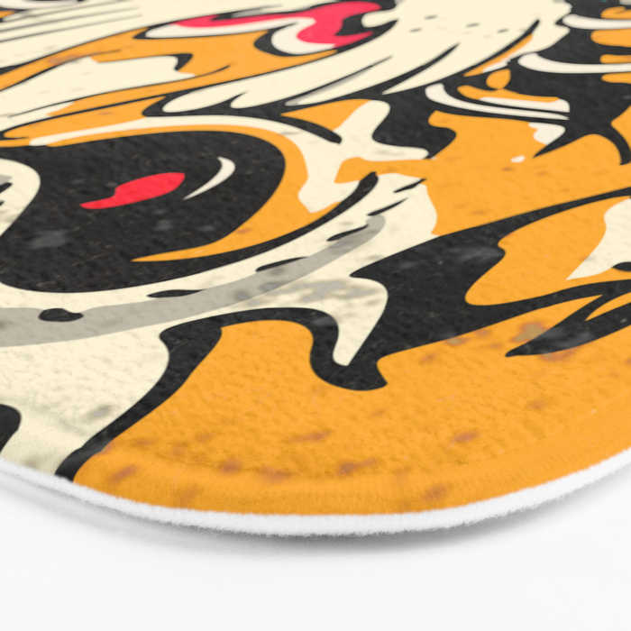 Tiger 3 Eyes Bath Mat Gallery Image 3