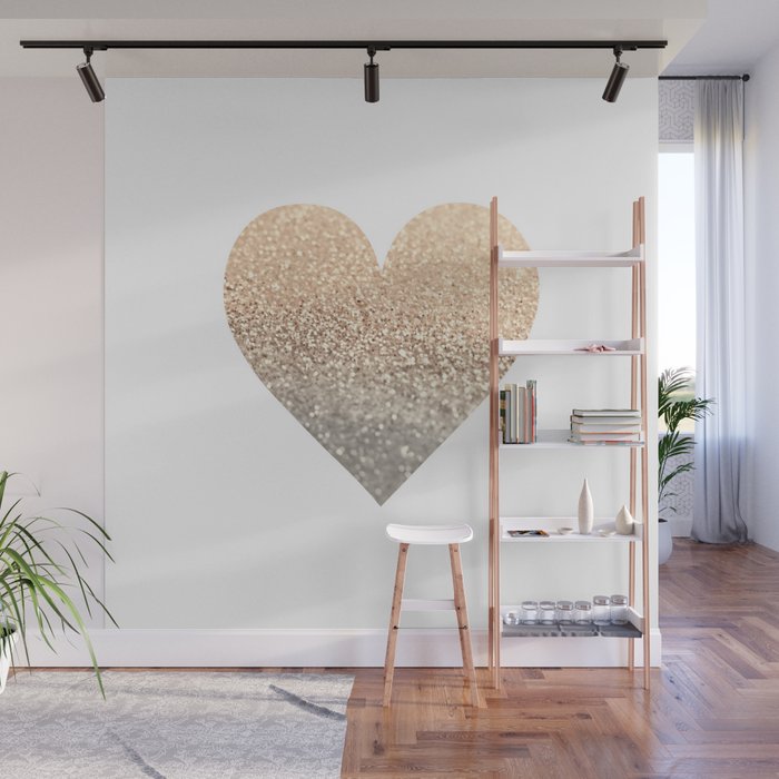 GOLD HEART Wall Mural Gallery Image 1