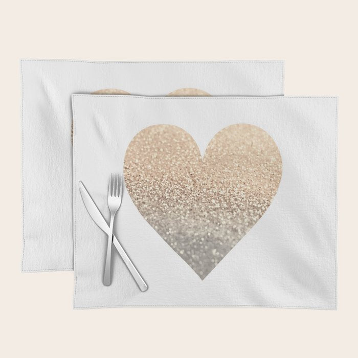 GOLD HEART Placemat Gallery Image 1