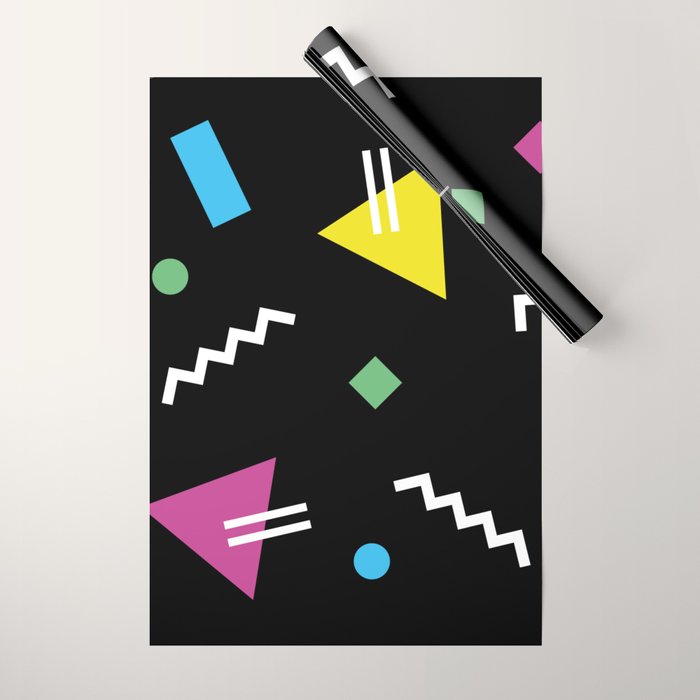 Memphis pattern 62 - 80s / 90s Retro Wrapping Paper Gallery Image 1