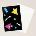 Memphis pattern 62 - 80s / 90s Retro Stationery Card Gallery Image 2