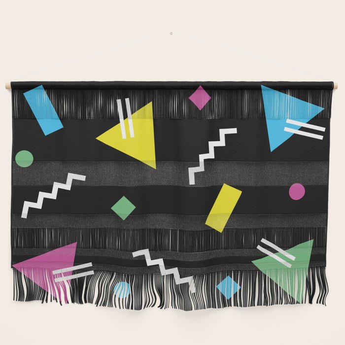 Memphis pattern 62 - 80s / 90s Retro Wall Hanging Gallery Image 1