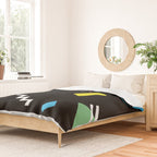 Memphis pattern 62 - 80s / 90s Retro Duvet Cover Gallery Image 2