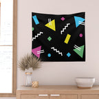 Memphis pattern 62 - 80s / 90s Retro Wall Tapestry Gallery Image 2