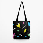 Memphis pattern 62 - 80s / 90s Retro Tote Bag Gallery Image 2