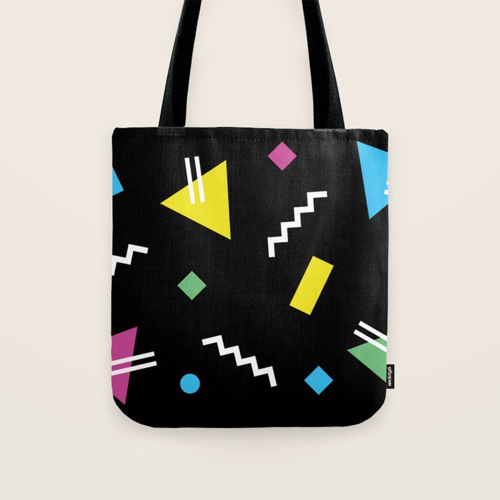 Memphis pattern 62 - 80s / 90s Retro Tote Bag Gallery Image 1