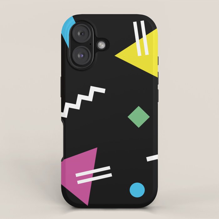 Memphis pattern 62 - 80s / 90s Retro iPhone Case Gallery Image 1