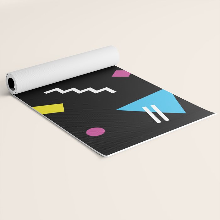 Memphis pattern 62 - 80s / 90s Retro Yoga Mat Gallery Image 2
