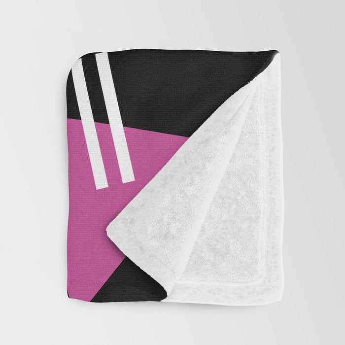 Memphis pattern 62 - 80s / 90s Retro Throw Blanket Gallery Image 3