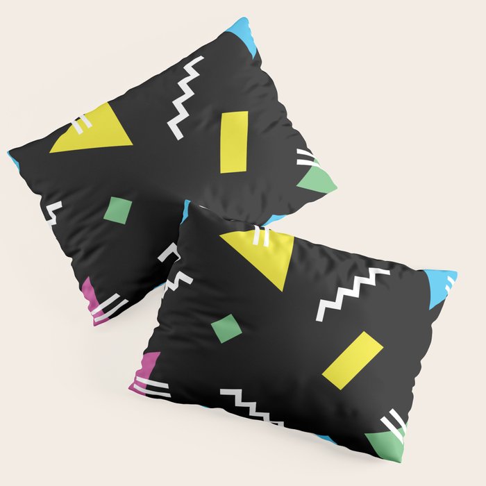Memphis pattern 62 - 80s / 90s Retro Pillow Sham Gallery Image 3