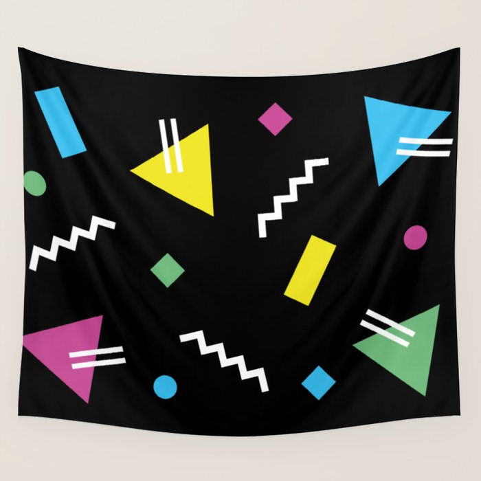 Memphis pattern 62 - 80s / 90s Retro Wall Tapestry Gallery Image 4